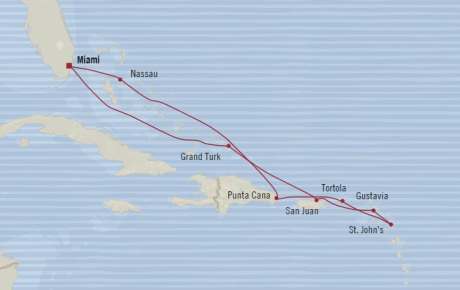 Cruises Around The World Oceania Riviera February 24 March 6 2026 Cruises Miami, FL, United States to Miami, FL, United States