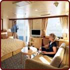 Cruises Around The World Queen Suite