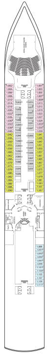 Cunard Queen Elizabeth Deck Plans Cruise Itinerary luxury cruise information