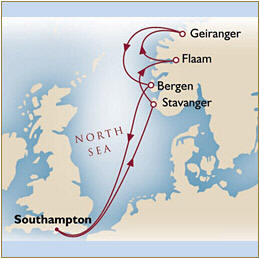 Cruises Around The World Map Cunard Queen Victoria QV 2026 Southampton to Southampton