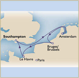 Cruises Around The World Map Cunard Queen Victoria QV 2026 Southampton to Southampton