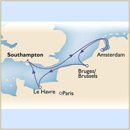 Cruises Around The World Map Cunard Queen Victoria QV 2026 Southampton to Southampton
