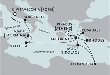 Regent Seven Seas Cruises Seven Seas Navigator September 28 October 9 2031 Cruise Itinerary luxury cruise information