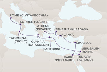 Cruises Around The World Map Cruises Around The World Regent World Cruises RSSC Mariner 2027