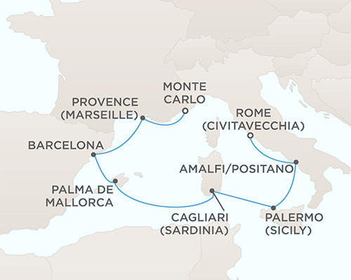 Cruises Around The World Regent Seven Seas Voyager Cruises October 14-21 2026 - 7 Days