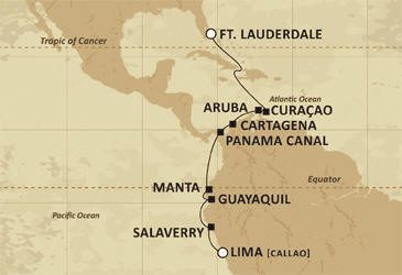 Cruises Around The World Regent World Cruises Map Mariner 2027