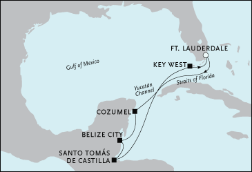 Cruises Around The World Fort Lauderdale to Fort Lauderdale Cruise