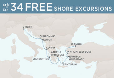 Cruises Around The World August 2-12 2029 - 10 Days Regent Seven Seas Mariner 2029 RSSC CRUISES