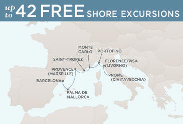 Cruises Around The World August 22-29 2029 - 7 Days Regent Seven Seas Mariner 2029 RSSC CRUISES