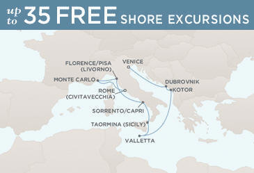 Cruises Around The World August 29 September 8 2029 - 10 Days Regent Seven Seas Mariner 2029 RSSC CRUISES