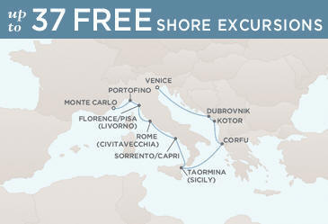 Cruises Around The World June 18-28 2029 - 10 Days Regent Seven Seas Mariner 2029 RSSC CRUISES