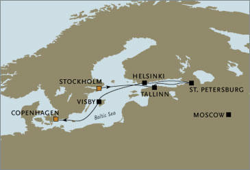Regent Seven Seas Cruises Seven Seas Voyager August 25 September 1 2028 Cruise Itinerary luxury cruise information