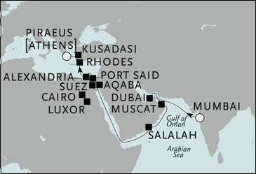Regent Seven Seas Cruises Seven Seas Voyager March 27 April 13 2029 Cruise Itinerary luxury cruise information