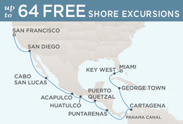 Cruises Around The World Regent Navigator Map April 21 May 9 2026 - 18 Days