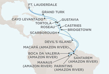 Cruises Around The World Route