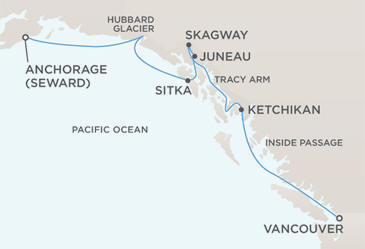Cruises Around The World Map - Regent Seven Seas Navigator 2028 Cruises