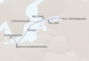 Cruises Around The World Route