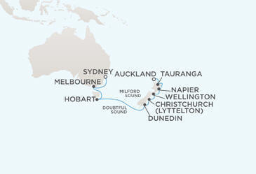 Cruises Around The World Route Map Cruises Around The World Regent World Cruises Voyager RSSC January 9-24 2029 - 15 Days