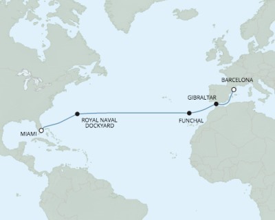 Cruises Around The World Seven Seas Explorer - RSSC March 26 April 9 2026 Cruises Miami, FL, United States to Barcelona, Spain