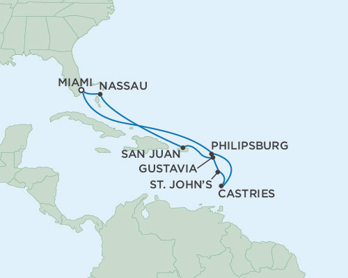 Cruises Around The World Seven Seas Navigator February 29 March 10 2028 Miami, Florida to Miami, Florida
