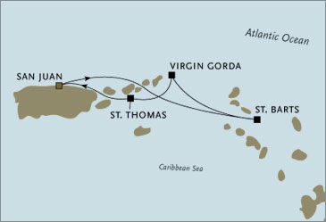 Cruises Around The World San Juan to San Juan February