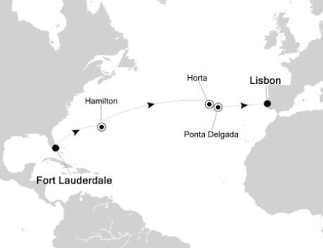 Cruises Around The World Silversea Silver Spirit March 31 April 13 2026 Fort Lauderdale, FL, United States to Lisbon, Portugal