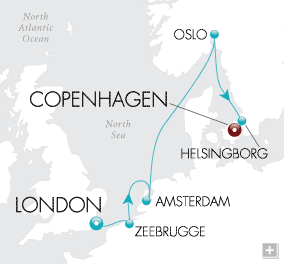 Cruises Around The World Northern Europe Getaway Map Cool cafés, welcoming parks, contemporary design, and old-world hospitality.
