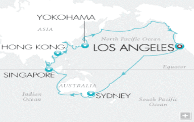 Cruises Around The World Full World Cruise 2028 Map Cruises Around The World Crystal World Cruises